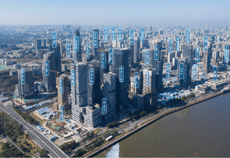 2020年廣東省推進粵港澳大灣區(qū)建設領導小組印發(fā)《廣州人工智能與數(shù)字經(jīng)濟試驗區(qū)建設總體方案》，標志著廣州人工智能與數(shù)字經(jīng)濟試驗區(qū)規(guī)劃正式開啟。同年9月，廣州人工智能與數(shù)字經(jīng)濟試驗區(qū)（大學城園區(qū)）項目動工，項目總投資約56.5億元。圖為廣州市舉行全面加快廣州人工智能與數(shù)字經(jīng)濟試驗區(qū)琶洲片區(qū)西區(qū)建設現(xiàn)場。