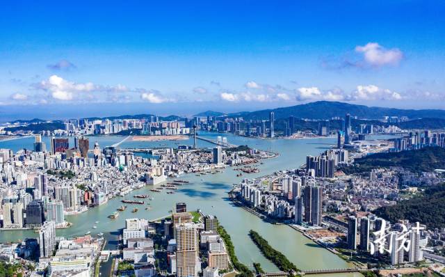 圖為珠澳兩地。 圖源：南方日報