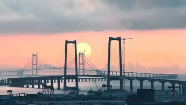 深中通道海底隧道沉管合龍在即，30秒看新全貌
