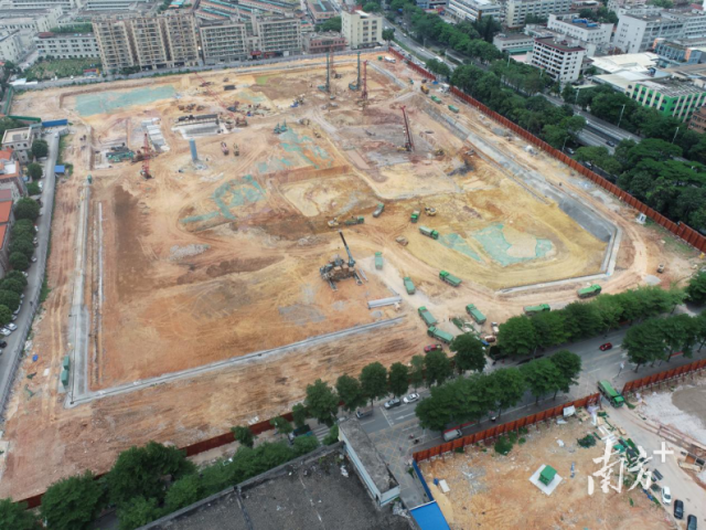 東城桑園社區第三工業區城市更新項目現場。受訪者供圖