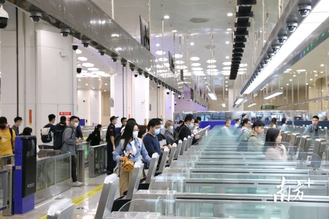 橫琴口岸旅檢大廳。&nbsp;