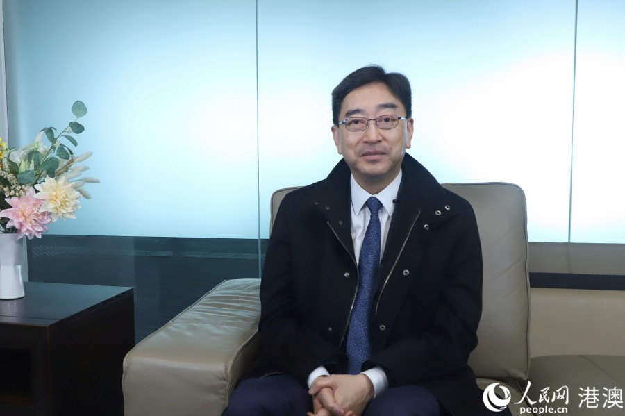 全國政協常委、前香港特區政府食物及衛生局局長高永文。（人民網 吳宇揚揚 攝）