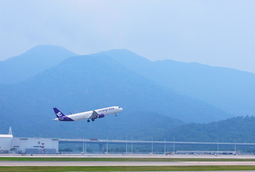 香港快運航空開通從北京大興國際機場到香港國際機場新航線。受訪者供圖