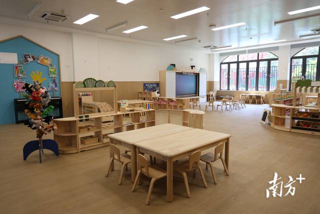 幼兒園教室。 幼兒園教室。