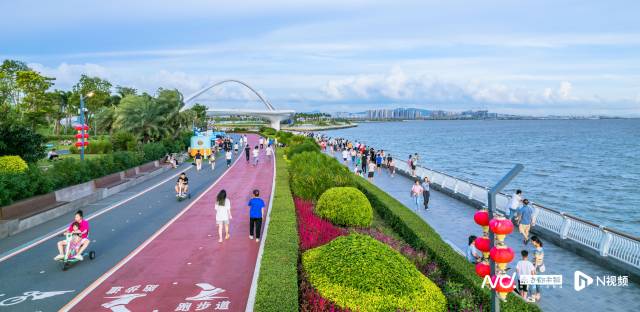 東莞濱海灣新區(qū)擁有優(yōu)美的自然生態(tài)，圖為交椅灣東海岸的美景。