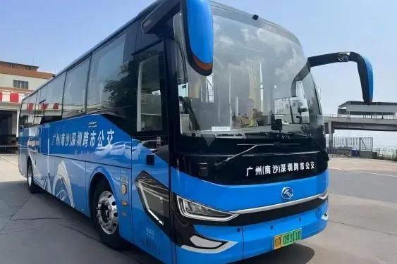 廣深跨市公交所用車(chē)輛。圖源：南沙交投集團(tuán)