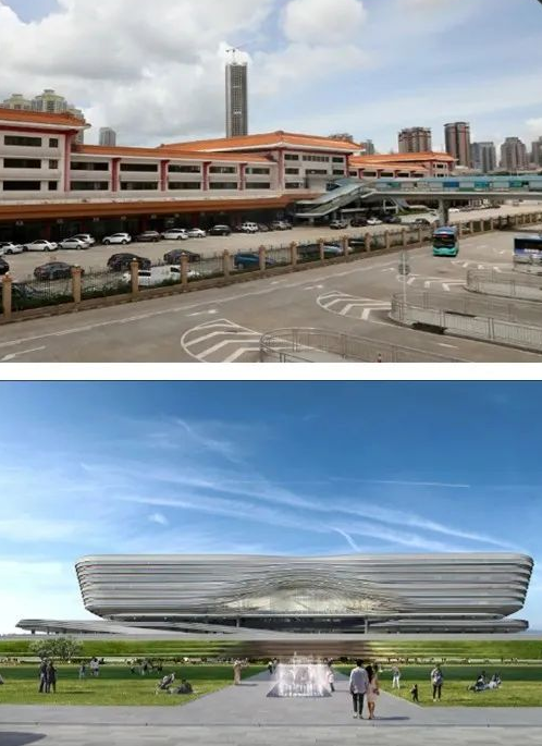皇崗口岸新舊對(duì)比圖 皇崗口岸新舊對(duì)比圖