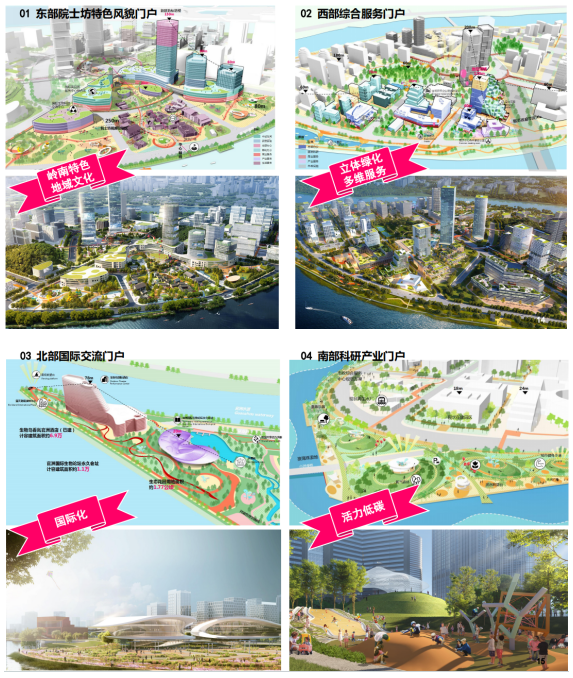 △環島濱水“四大門戶”示意圖