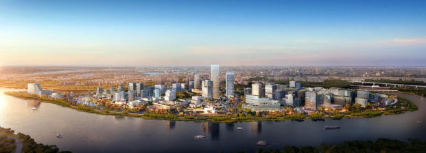 △“都市綠島”繽紛環島界面效果圖，以實際建設為準