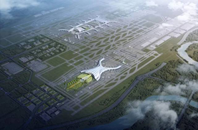 廣州白云國際機場三期效果圖 廣州白云國際機場三期效果圖