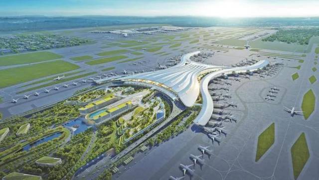 廣州白云國際機場三期效果圖 廣州白云國際機場三期效果圖