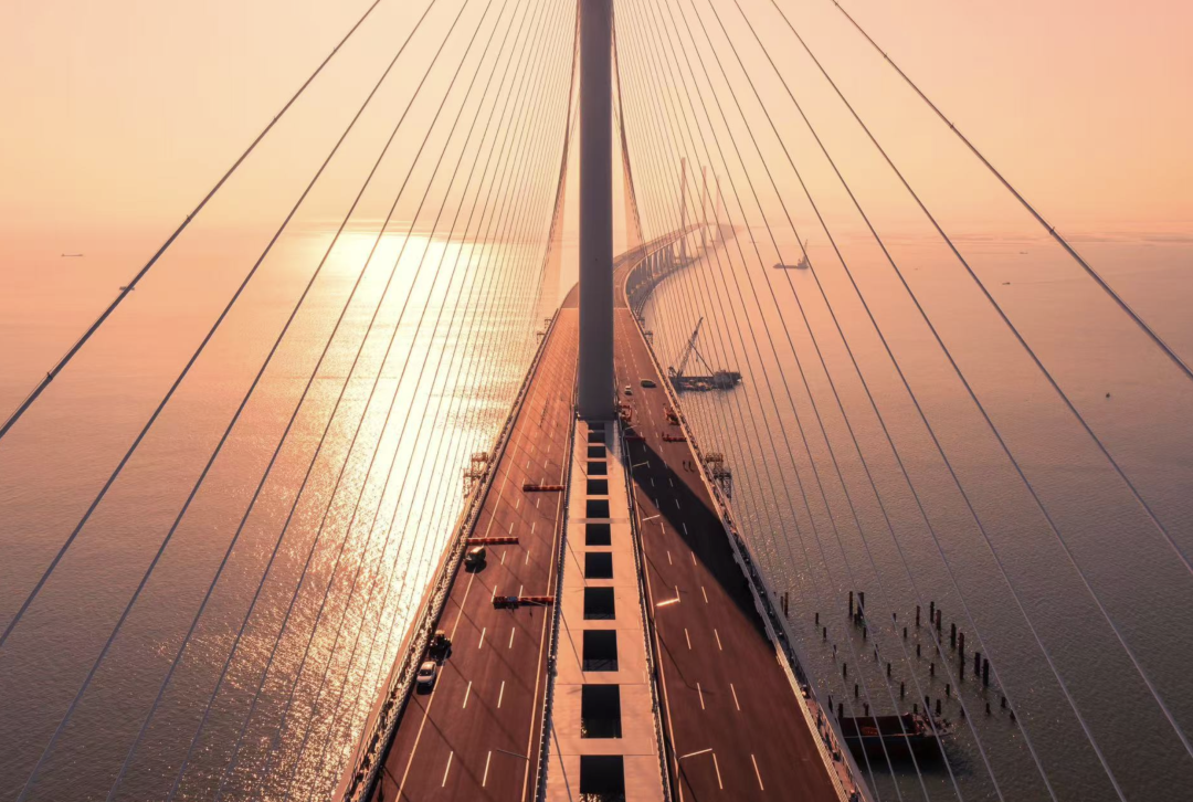 圖片 黃茅海跨海通道。江門日報攝影記者 周華東 攝 圖片 黃茅海跨海通道。江門日報攝影記者 周華東 攝