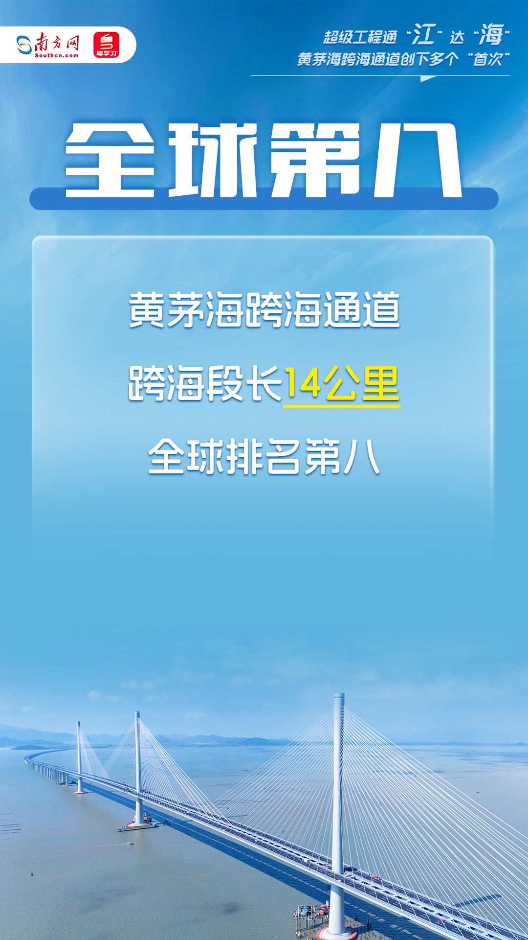 超級工程通“江”達“海”！這個跨海通道創下多個“首次”
