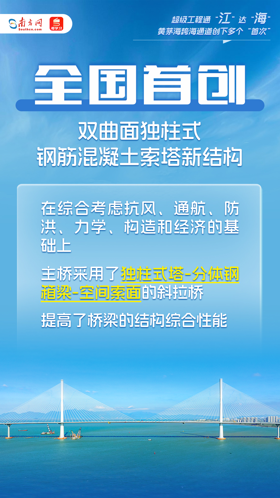 超級工程通“江”達“海”！這個跨海通道創下多個“首次”