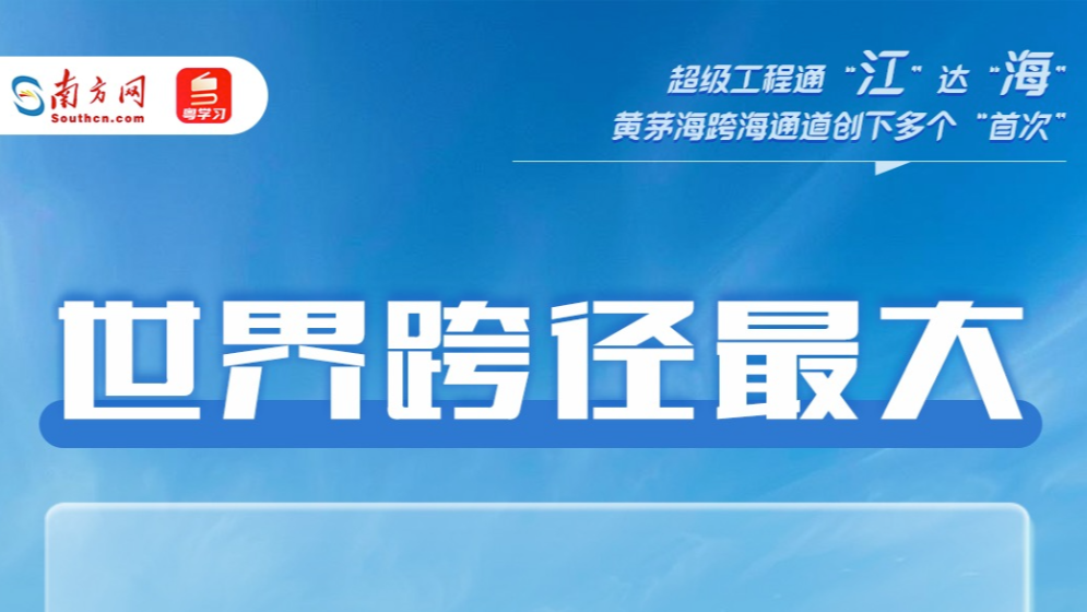 超級工程通“江”達“海”！這個跨海通道創下多個“首次”