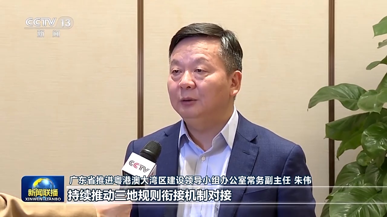 廣東省推進粵港澳大灣區建設領導小組辦公室常務副主任 朱偉