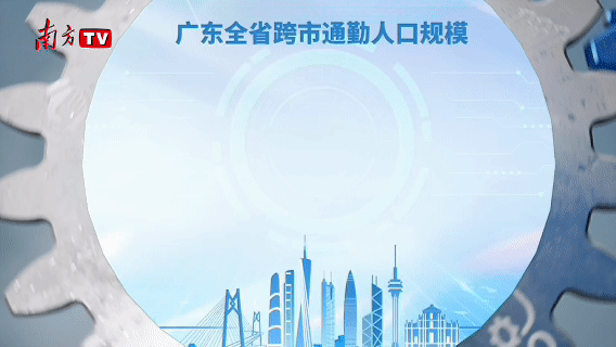 廣東全省跨市通勤人口規模