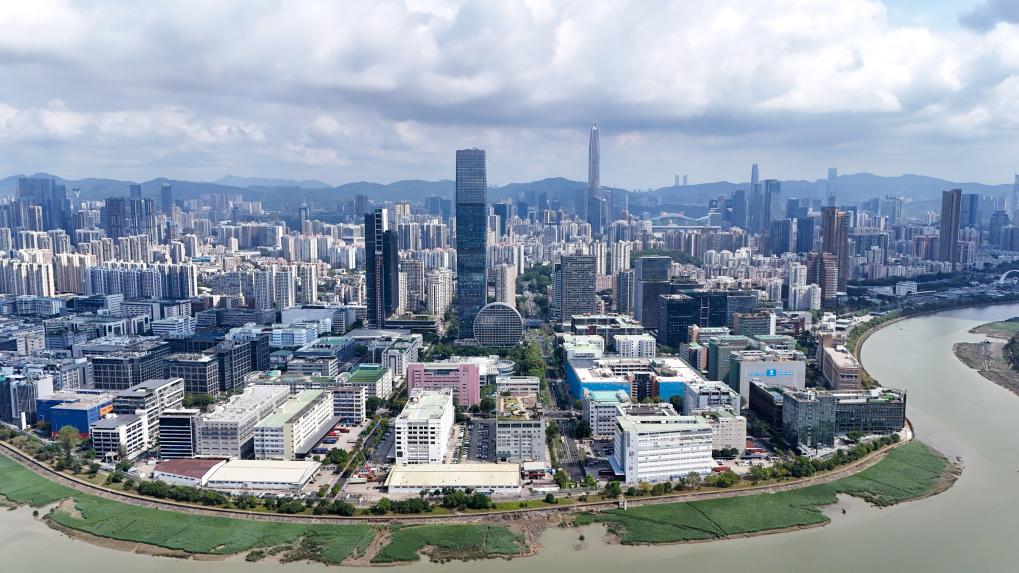 這是河套深港科技創新合作區（無人機照片，4月24日攝）。新華社記者 梁旭 攝