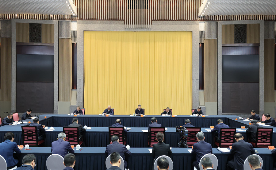 4月30日上午,中共中央總書記、國家主席、中央軍委主席習近平在上海主持召開部分省區市“十五五”時期經濟社會發展座談會并發表重要講話。新華社記者 丁林 攝 4月30日上午,中共中央總書記、國家主席、中央軍委主席習近平在上海主持召開部分省區市“十五五”時期經濟社會發展座談會并發表重要講話。新華社記者 丁林 攝