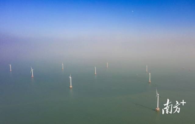金灣海上風電場項目。 金灣海上風電場項目。