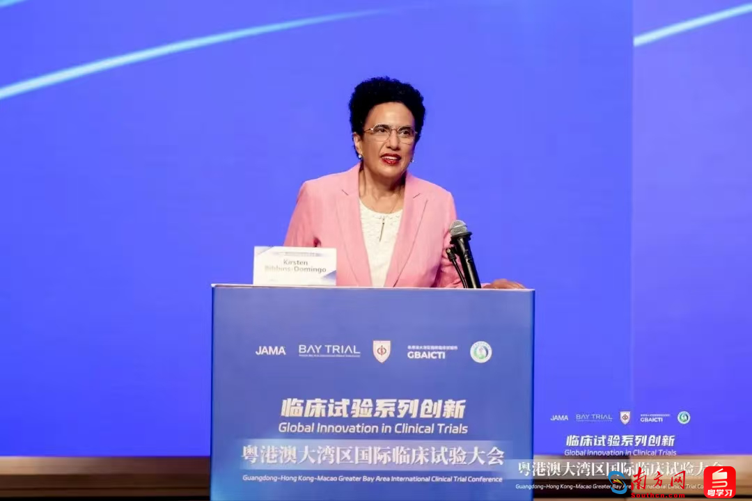 JAMA主編Dr. Kirsten Bibbins-Domingo發言。