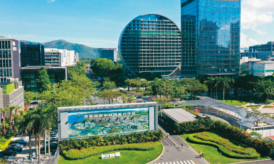 河套深港科技創新合作區深圳園區。甄建宏攝影 河套深港科技創新合作區深圳園區。甄建宏攝影