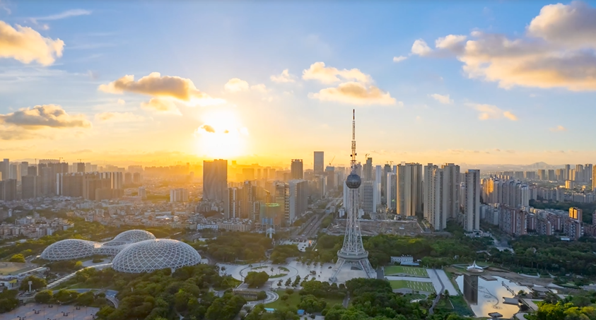禪城區文華公園晨景。圖源：禪城區發展和改革局