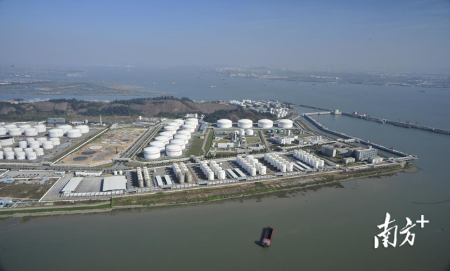 南沙粵港澳大灣區保稅油供應基地正在加快建設。南沙商務宣供圖