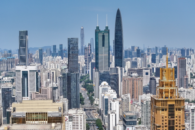 圖為深圳景觀