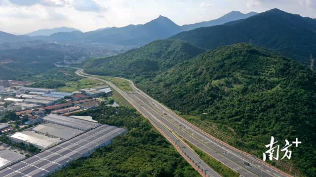 惠州持續(xù)打通深惠“斷頭路”，不斷提升通行效率。圖為深莞惠紅色干線。 南方+ 梁維春 拍攝