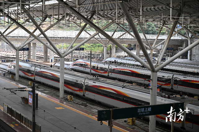 廣深港高鐵。通訊員供圖 廣深港高鐵。通訊員供圖