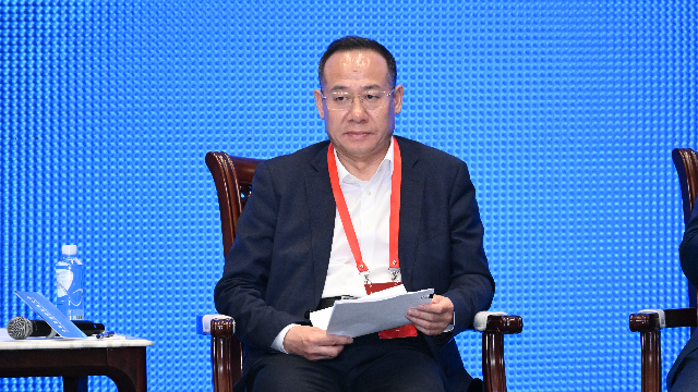 國家開發銀行廣東省分行副行長卓凱發言。主辦方供圖