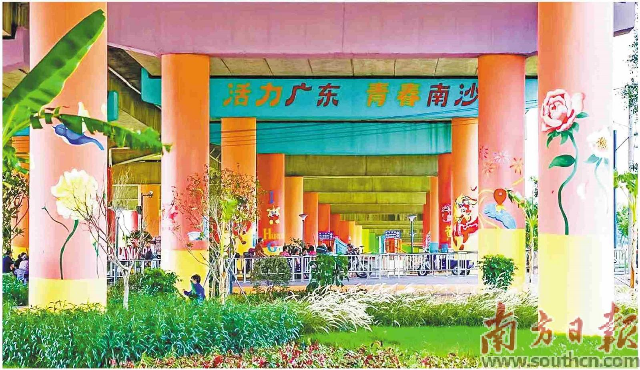 黃閣鎮廣澳高速段橋下空間。廣州市規劃院供圖